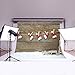LB Christmas Backdrops for Photography 7x5ft Poly Fabric Christmas Hat on The Wood Wall Photo Backdrops for Home Party Pictures Customized Photo Background Studio Props