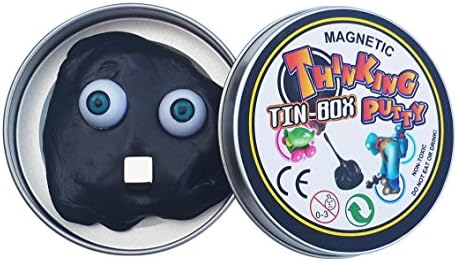TinBox Magnetic Thinking Putty intelligent Mud Black 80g Pack of 1