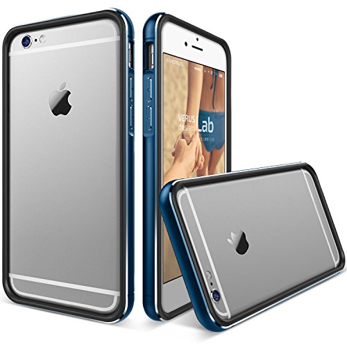iPhone 6S Case, Verus [Iron Bumper][Monaco Blue/Black] - [Aluminum Metal Frame][Slim Fit] For Apple iPhone 6 6S 4.7