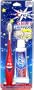 Dr Fresh Smiley Gripper, Kids Travel Kit with Special Smiley Toothbrush and Crest Kids Paste(.85 Ounces)