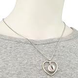 Chicago White Sox 3D Baseball Heart Pendant Necklace