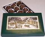 Scott's Cakes 1 lb. Milk Chocolate Pecan Cluster in a Homestead Box