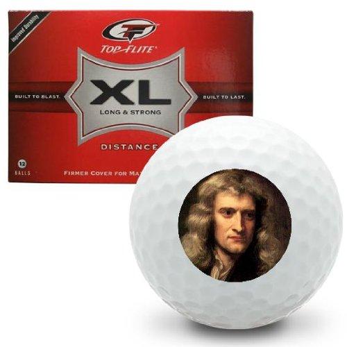 Sir Isaac Newton - Top-Flite XL Distance Golf Balls