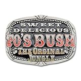 Sweet Delicious 70s Bush Pewter Belt Buckle