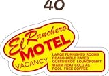 《MOTEL VACANCY》アメリカンminiステッカー/防水加工☆アメ雑シール通販☆ vacancy