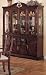 China Cabinet Buffet Hutch - Traditional Cherry Finish