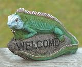 Eigenschaften   / LEGUAN EIDECHSE AUF STEIN WELCOME SALAMANDER KUNSTSTEIN RECHTS