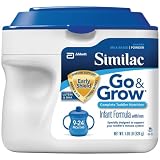 Similac Go & Grow Milk Based Formula, Powder, 22-Ounces (Pack of 6)