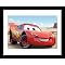 Lightning McQueen Framed Lithograph - 12.25x15.25"