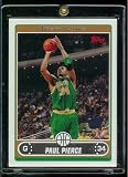 2006 07 Topps Paul Pierce Boston Celtics Basketball Card #21 - Mint Condition - Shipped In Protective ScrewDown Display Case!