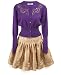 Taffeta Skirts - DKNY Girls Gold Taffeta Skirt Champagne Gold 14