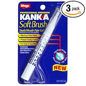 Click here to buy Blistex Kanka Soft Brush Tooth Mouth Pain Gel, Professional Strength , 0.07-Ounce (2 g)... by Kanka.