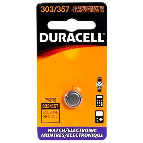 Duracell DL303 357BPK Watch   Electronic Battery  Pocket Tray