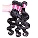 A&J (TM) 1pcs Brazilian Virgin Hair Body Wave, 6A Grade Human Hair Extensions, 10 inches to 30inches(Natural Color)