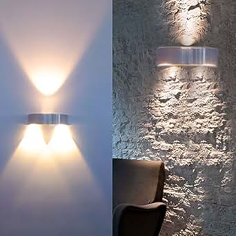 Aluminium Blanc Chaud Lampe Eclairage Mural pour Chambre/Escalier