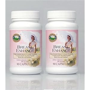 Naturessunshine Breast Enhance Female Glandular System Support Herbal Combination Supplement 90 Capsules (Pack of 2) by 