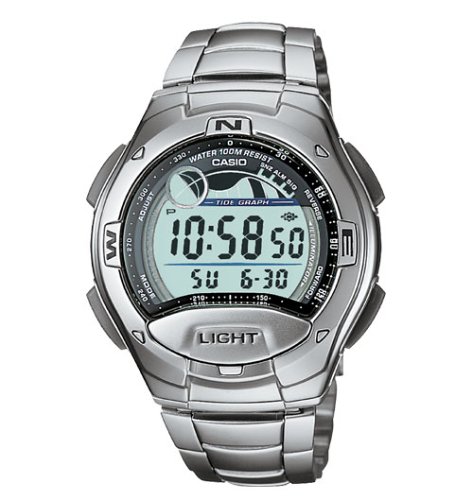 Casio Men's Moon Phase Tide Graph Sport Watch #W753D-1AV