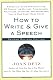 How to Write and Give a ...