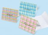 Madras Plaid Notes - Bright (Set of 96) - Baby Shower Gifts & Wedding Favors