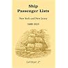 Ship Passenger Lists, New York and New Jersey (1600-1825)