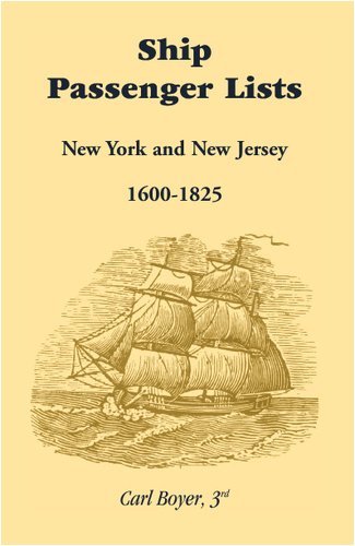 ship passenger lists new york and new jersey 1600 1825