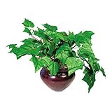 Nu-Dell Artificial Ivy Plant In A Mahogany Fiberglass Pot 8 Inch Overall He ....