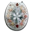 Trimmer Ivory Seashells Toilet Seat - Standard