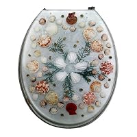 Trimmer Ivory Seashells Toilet Seat - Standard