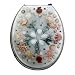 Trimmer Ivory Seashells Toilet Seat - Standard