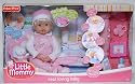 Little Mommy Real Loving Baby Doll Giftset - BONUS Diaper Bag, Lotion Bottle, Baby Powder, Baby Wipes, Cell Phone