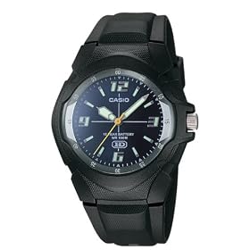 Casio Mens 10-Year Battery Analog Resin Watch #MW600E-2AV by Casio