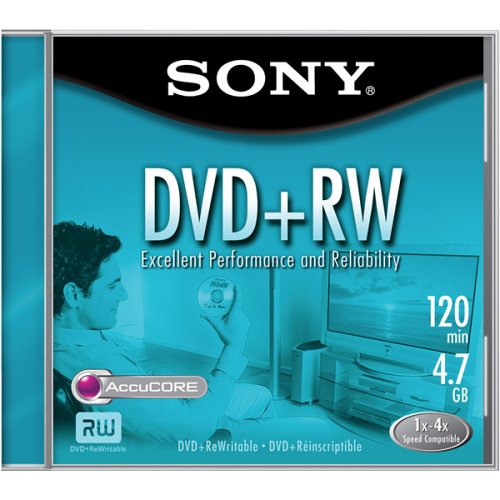 Electronics: Sony DVD+RW 4X Rewritable Single