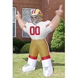 BSS - San Francisco 49ers NFL Inflatable Tiny" Player Lawn Figure (96" Tall)"