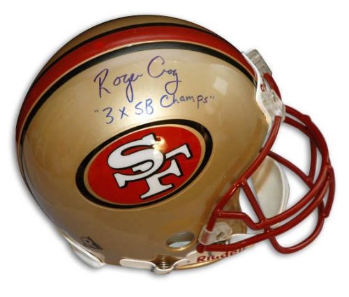 Autographed Roger Craig San Francisco 49ers Proline Helmet With Inscription 3X Sb Champs