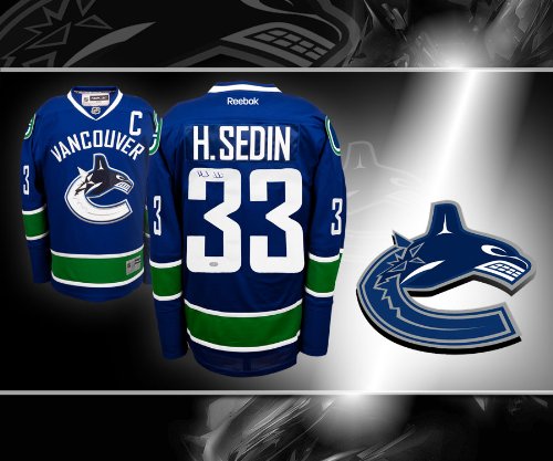 Henrik Sedin Vancouver Canucks Autographed Jersey