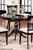 Bayberry Round Pedistal Table 30hx44d Dark Cherry