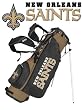 New Orleans Saints Wilson NFL GoLite Golf Stand Bag NFL Football - Fan Shop Golfing Merchandise