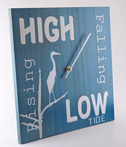 OldBleu Tide Clock - Blue Heron - Coastal Gift Nautical