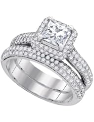 1.99CTW-DIA 1.00CT-CPR BRIDAL SET