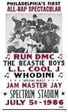 Run DMC, The Beastie Boys, LL Cool J,and Whodini- Philadelphia's First All Rap Spectacular Music MasterPoster Print, 11x17