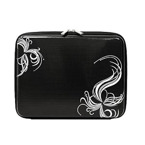 CaseCrown Foam Lined Hard Case (Elegant) to Protect the ASUS Eee PC Seashell 1005PE-PU17-BK 10.1-Inch Black Netbook