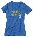 UCLA Bruins Women's Blue adidas Vintage Tri-Blend V-neck T-Shirt