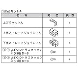 LIXIL TOEX　アルメッシュフェンス2型　部品セットA　T-8用　（1セット）　【リクシル】　【アルミフェンス　柵】 　オータムブラウン
