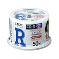 TDK データ用CD-R 700MB 48倍速対応 ホワイトワイドプリンタブル 50枚ポットケース CD-R80PWDX50PA