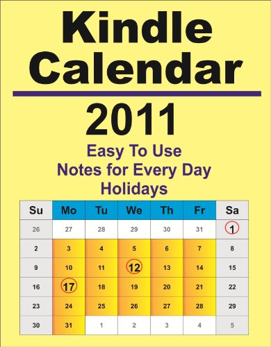 2011 Kindle Calendar and Day Planner