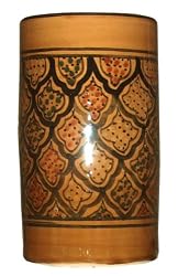 Le Souk Ceramique HA-58 Utensil/Wine Holder, Honey Design