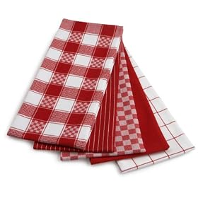 Ritz 5-Piece Egyptian Flat Kitchen Towel Set