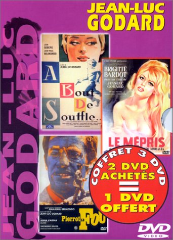 � bout de souffle / Le M�pris / Pierrot Le Fou dvd, Film dvd � bout de souffle / Le M�pris / Pierrot Le Fou