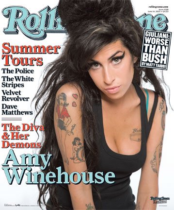 Amy Winehouse (Rolling Stone Cover) Music Poster Print - 24