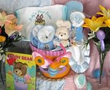 Buggy Baby Bunny Basket 1st Easter Basket - Blue